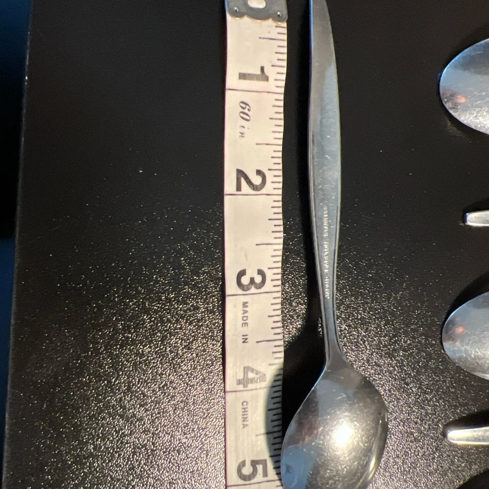 Set of 21 Tea Spoons by Carlton Stainless Japan WOODCREST‎ Flatware 5.5